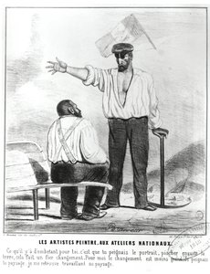Maler in den Nationalwerkstätten während der Zweiten Französischen Republik, 1848 von Alexandre Brasseur